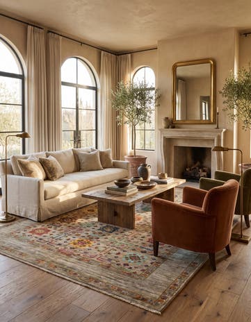 5' 10 x 8' Hand Knotted Ariana Ziegler Rug