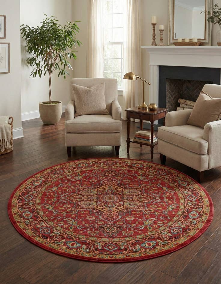 Detail image of 6' x 6' Sara Round Rug