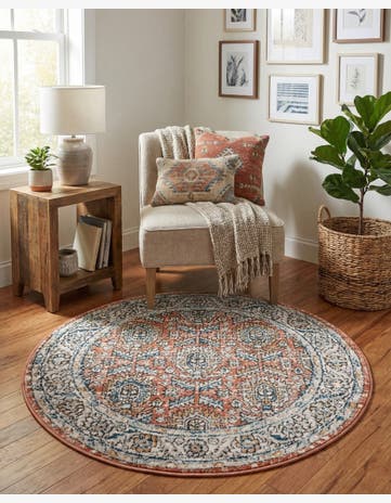 3' 3 x 3' 3 Nyla Round Rug