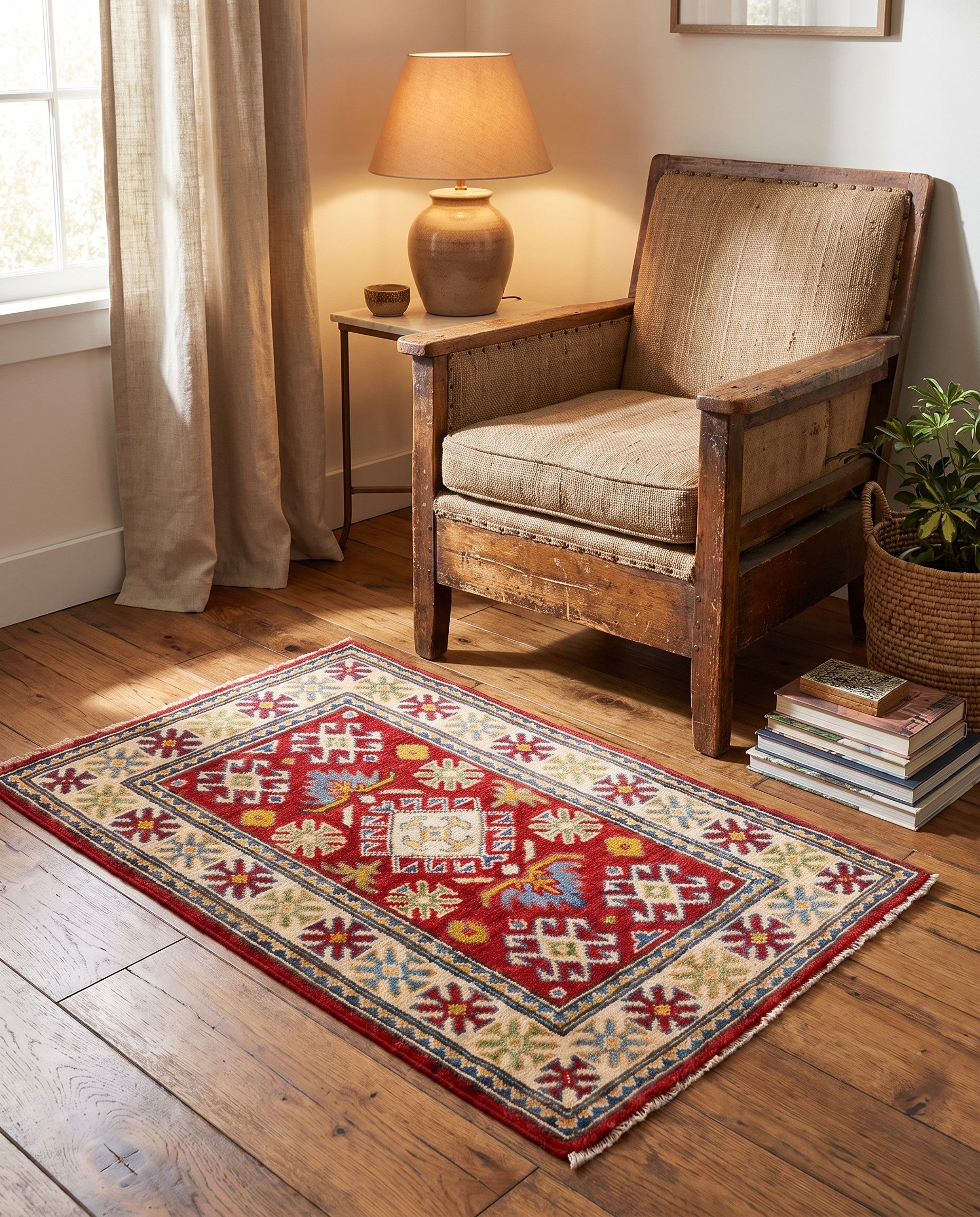 2' 1 x 3' 1 Hand Knotted Kazak Rug