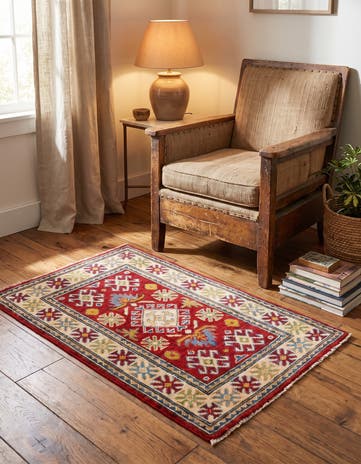 2' 1 x 3' 1 Hand Knotted Kazak Rug