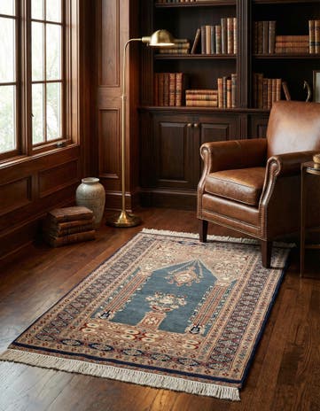 2' 8 x 4' 2 Hand Knotted Bokhara Oriental Wool Rug