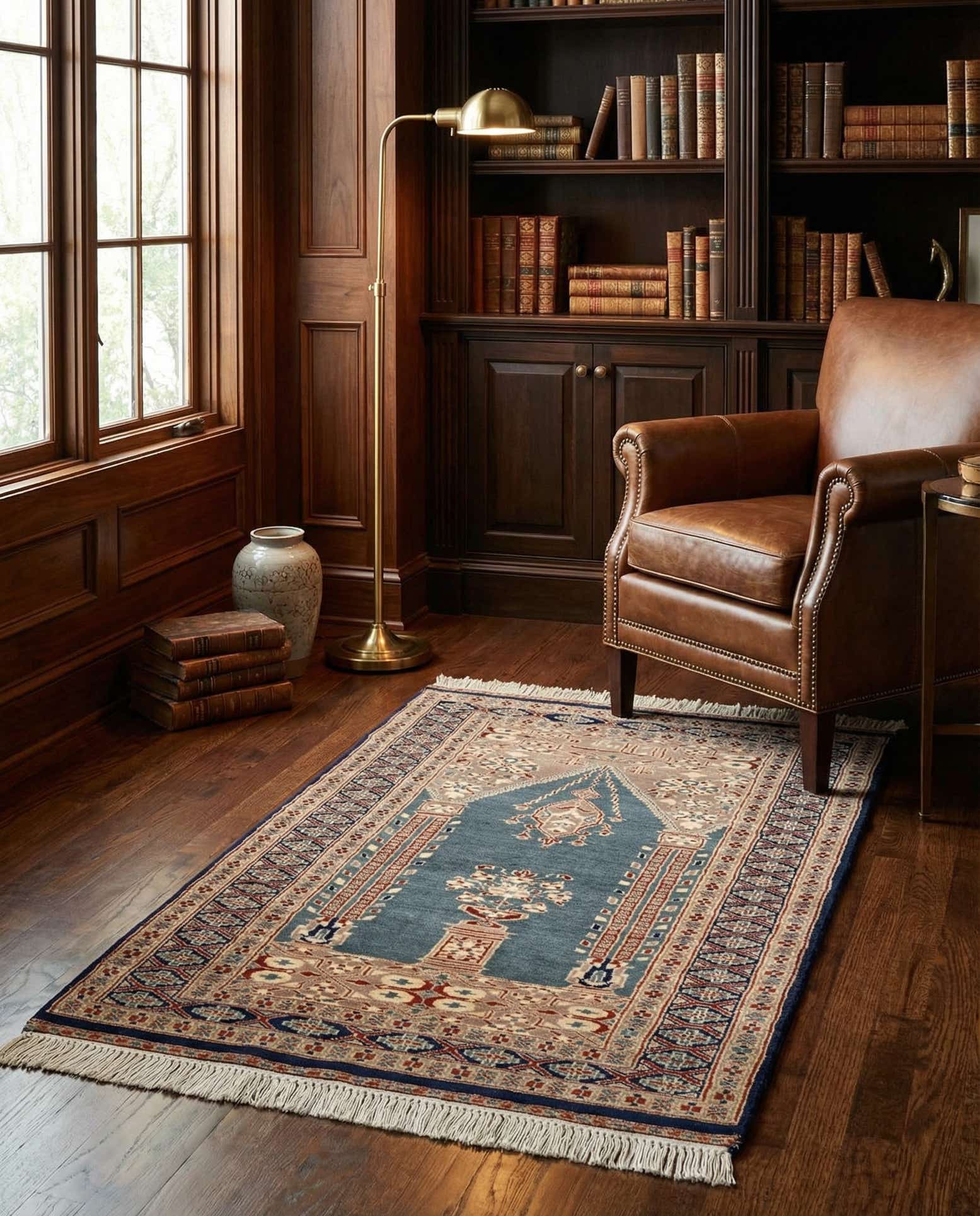 2' 8 x 4' 2 Hand Knotted Bokhara Oriental Wool Rug