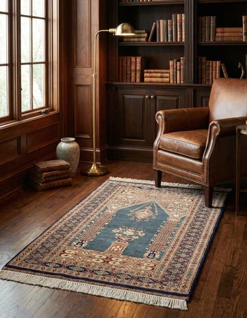 2' 8 x 4' 2 Hand Knotted Bokhara Oriental Wool Rug