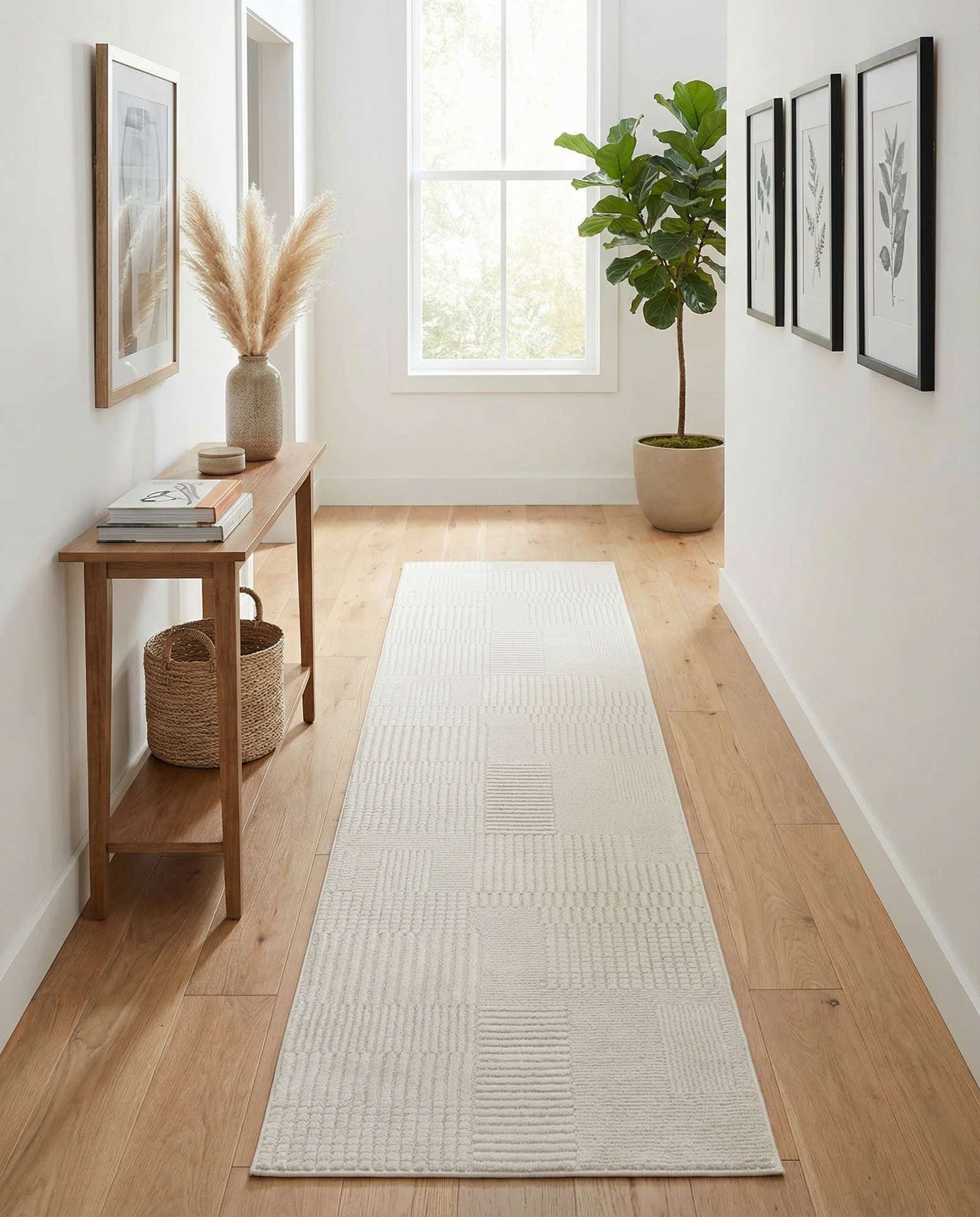 2' 7 x 12' Textura Designer Runner Rug