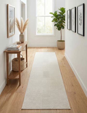2' 7 x 12' Textura Designer Runner Rug