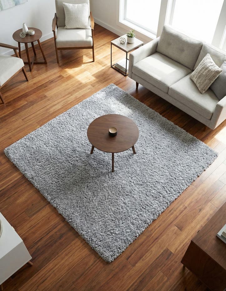5' 3 x 5' 3 Zermatt Shag Square Rug