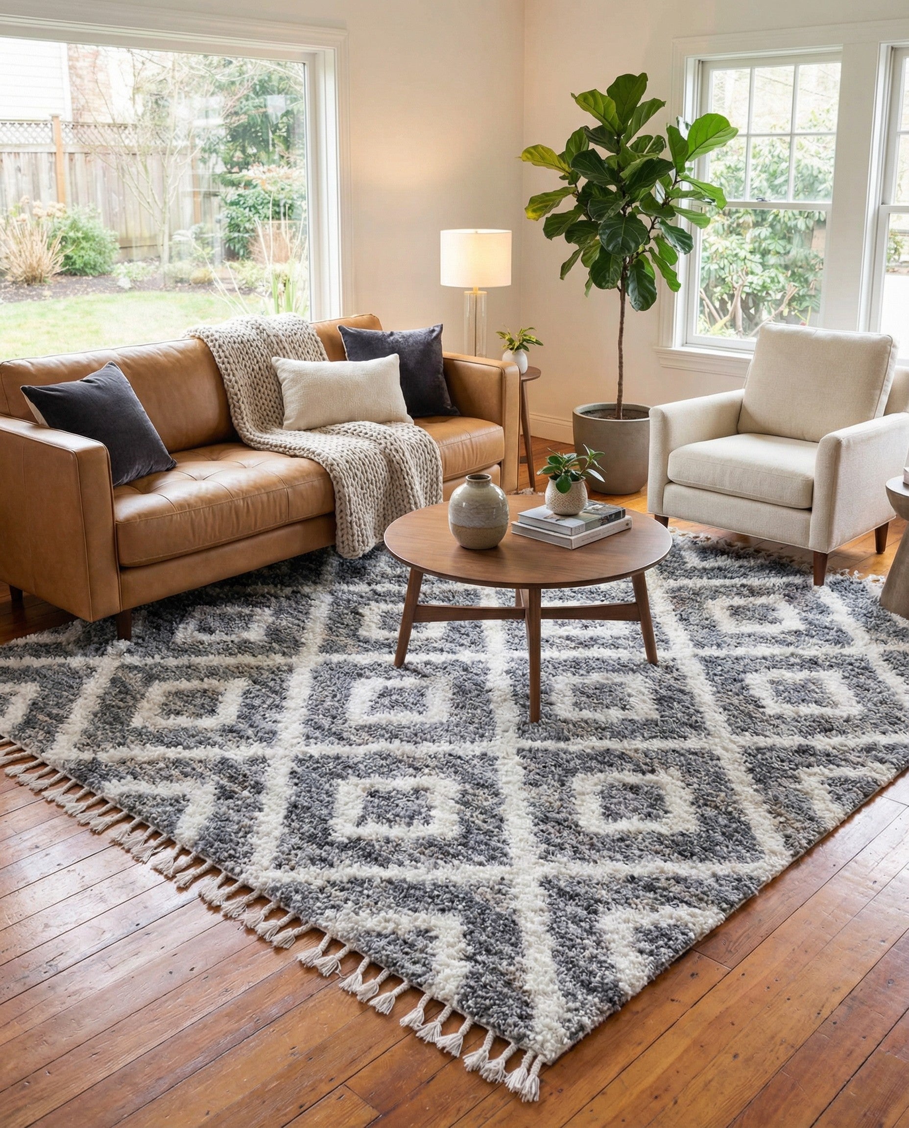 8' x 8' Lagom Shag Square Rug
