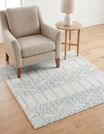 4' x 4' Paxon Trellis Square Rug