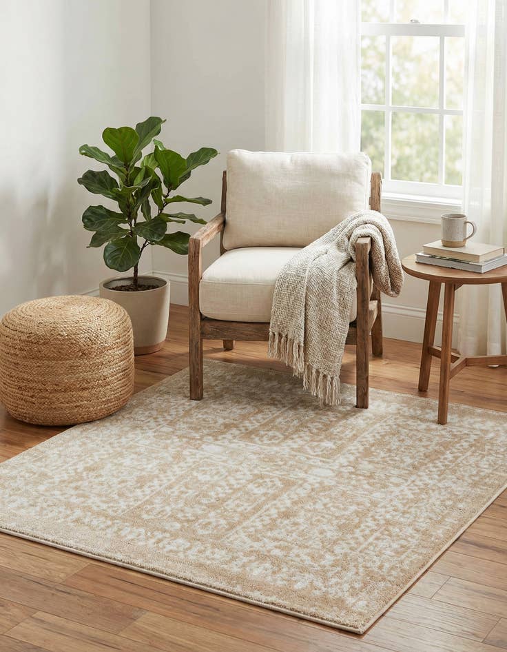 Detail image of 4' x 4' Oxford Square Rug