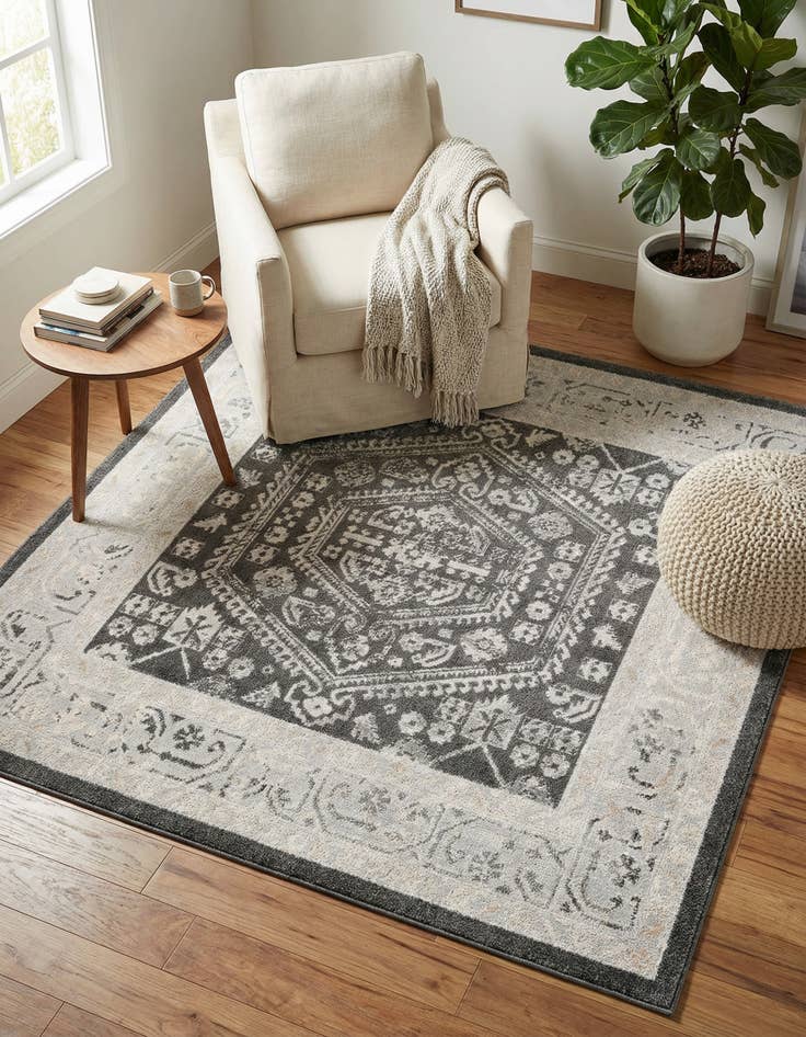 Detail image of 6' x 6' Aurelia Square Rug