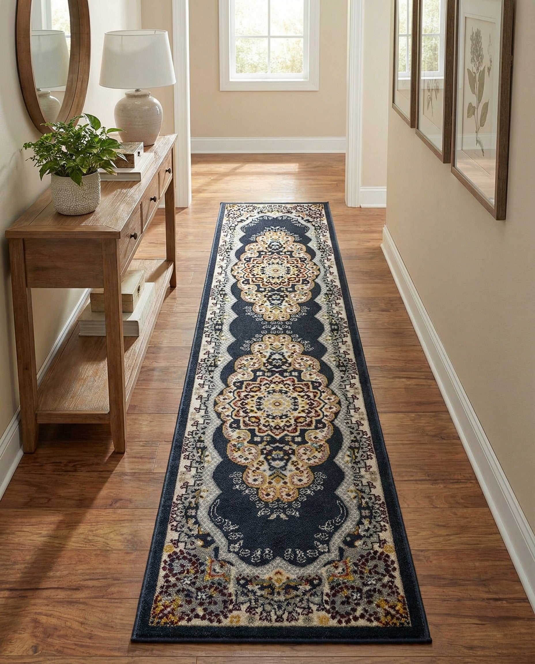 Primary image 2' x 8' Kamala Washable Runner Rug