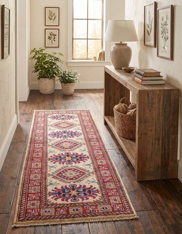 2' 1 x 5' 9 Hand Knotted Kazak Runner Rug