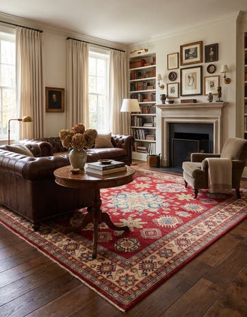 7' 10 x 10' 1 Hand Knotted Kazak Rug