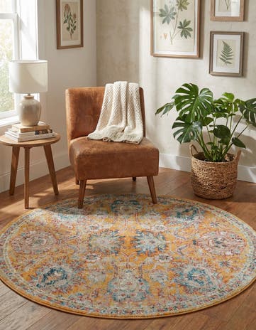 4' x 4' Lola Round Rug