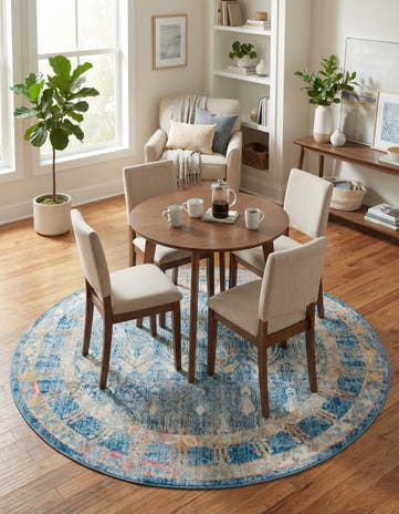 6' x 6' Williamsburg Round Rug