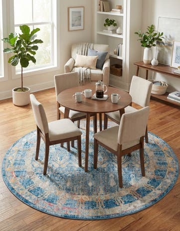 6' x 6' Williamsburg Round Rug