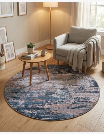 4' x 4' Yara Round Rug