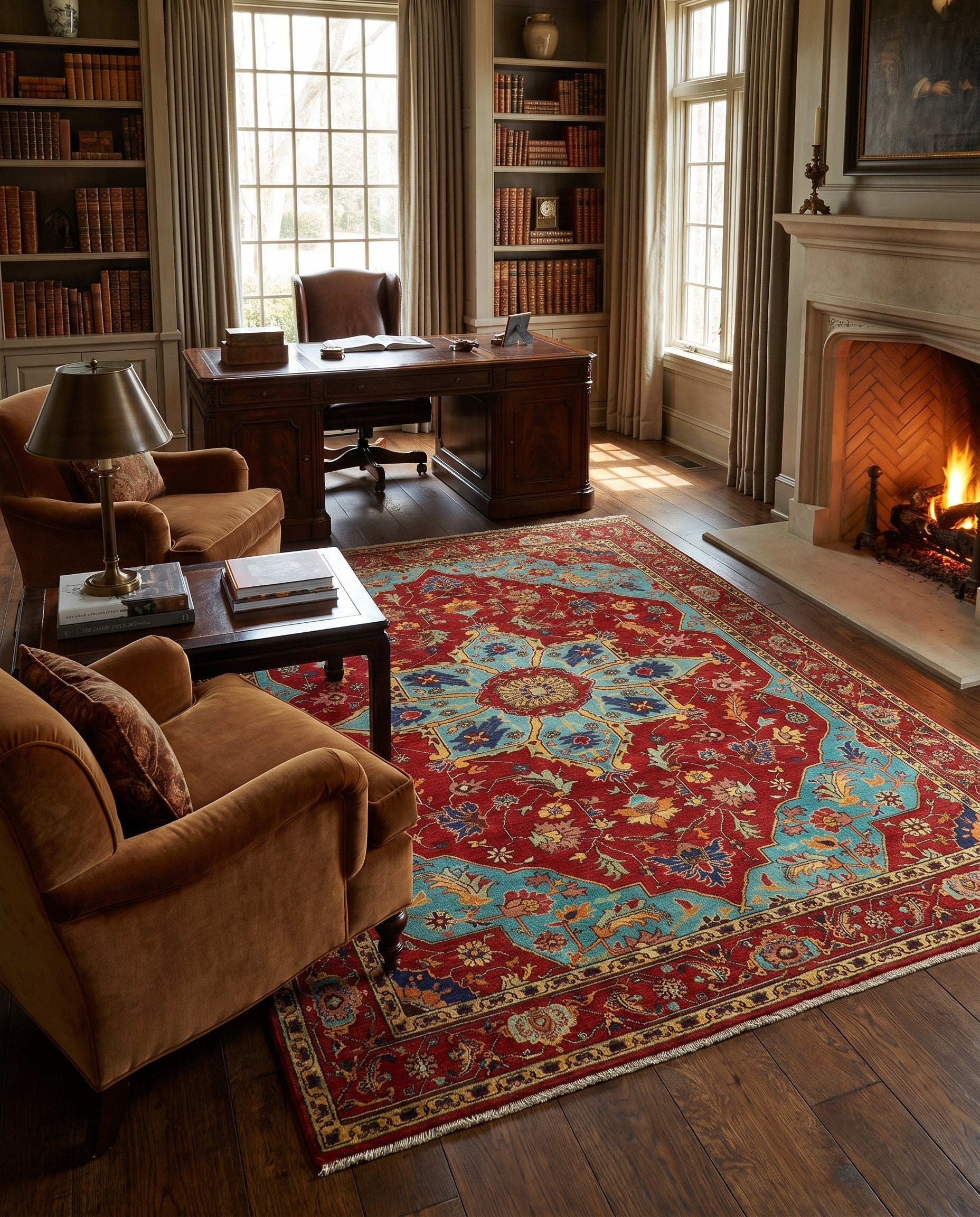 7' 9 x 10' 1 Hand Knotted Kazak Rug