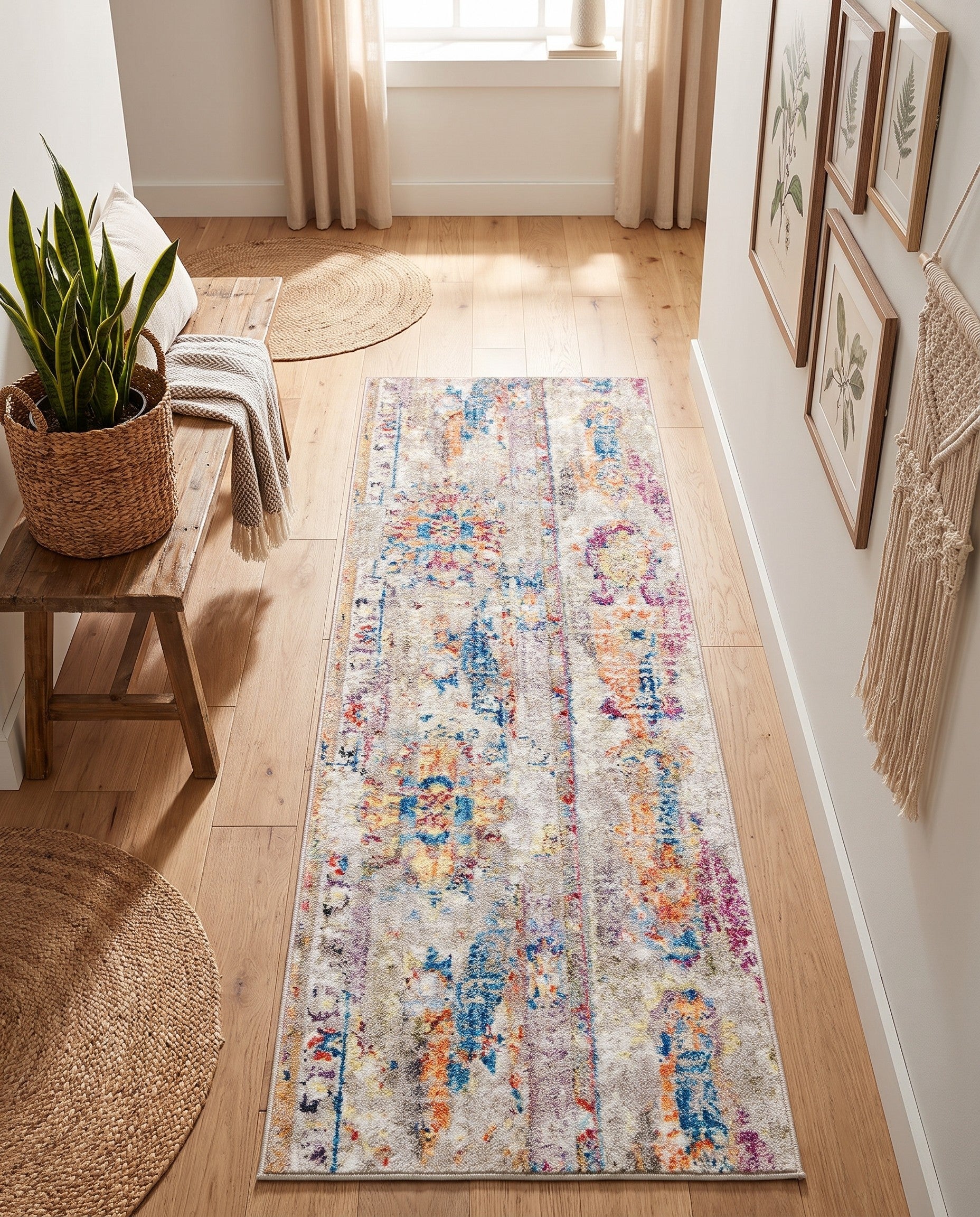 Beige Madrid Runner Rug