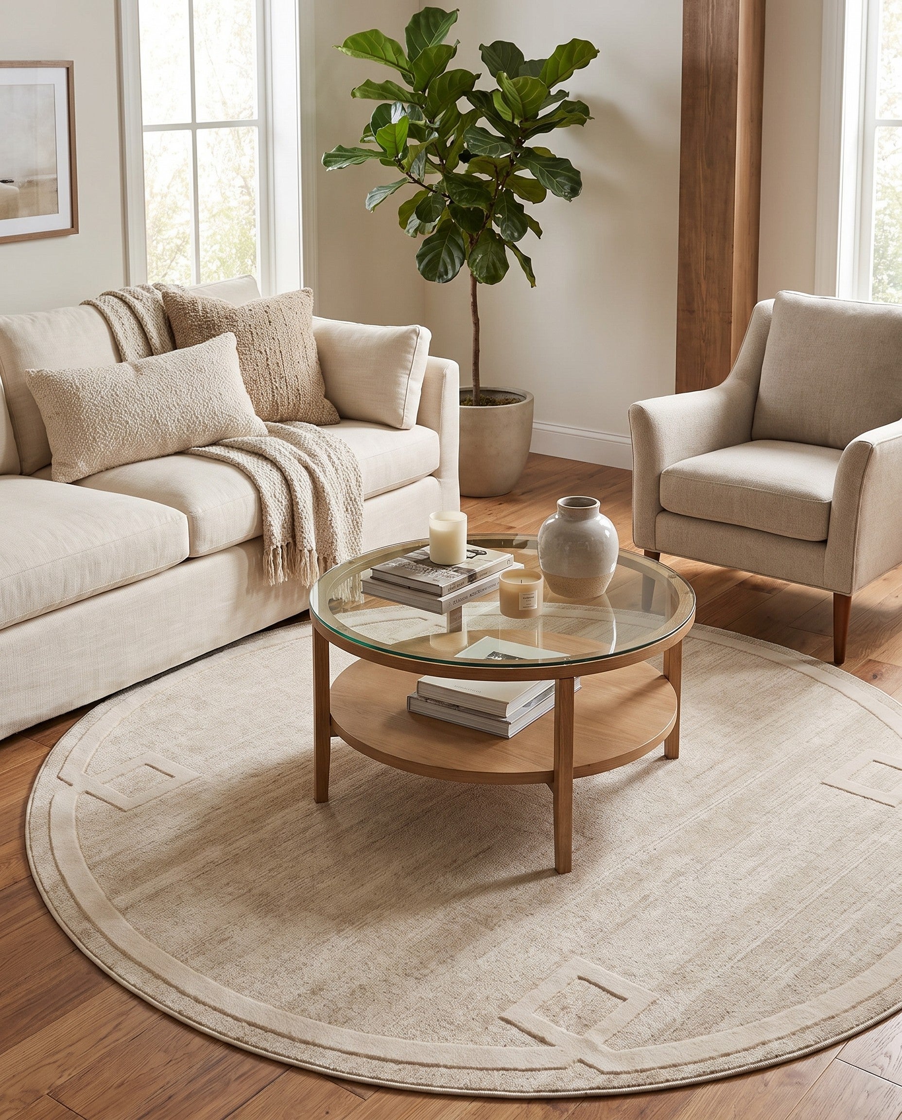 Jill Zarin 6' x 6' Uptown Round Rug