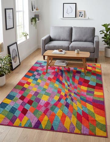 5' x 8' Washable Hyacinth Rug