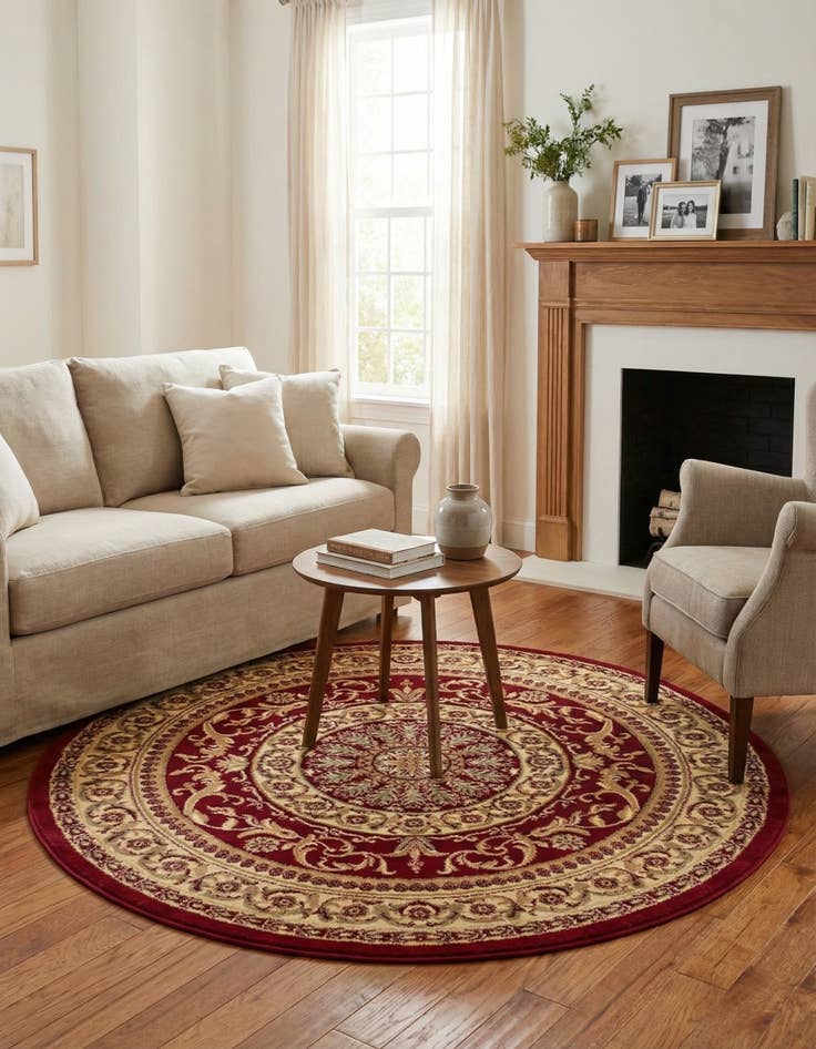 Detail image of 6' x 6' Chateau Round Rug