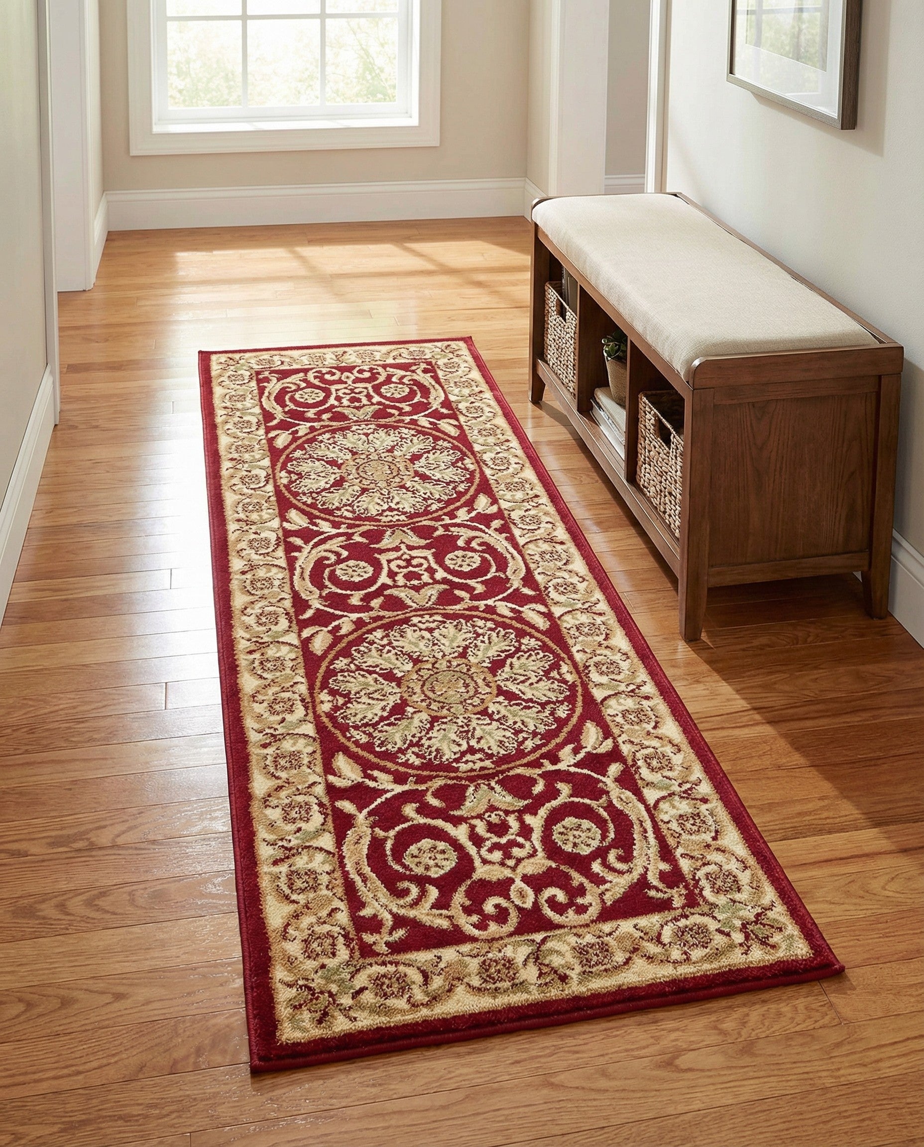 2' x 6' Classic Aubusson Runner Rug