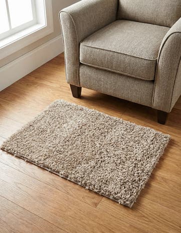 2' x 3' Solid Shag Rug