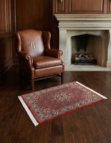2' 11 x 4' 9 Bidjar With Silk Rug
