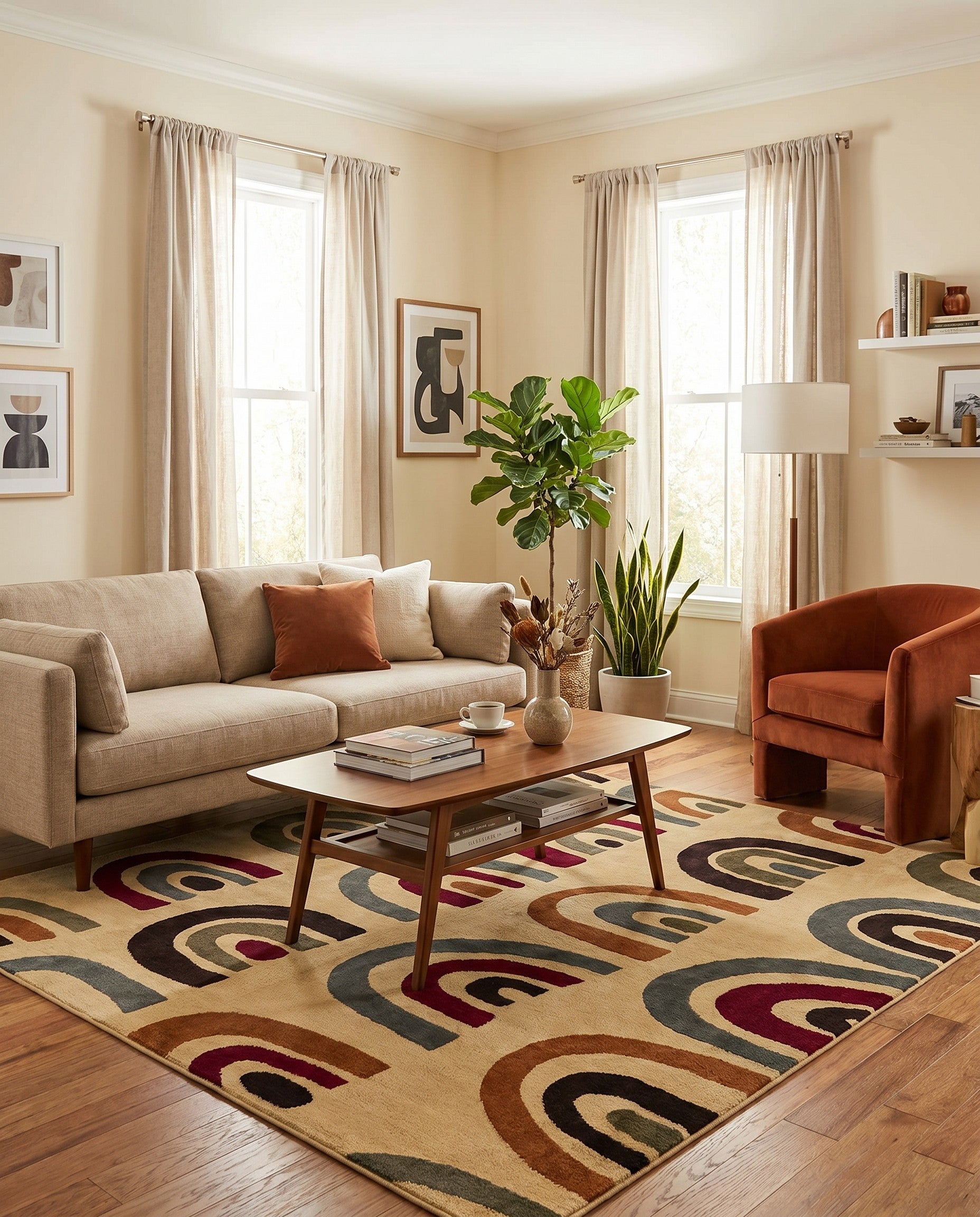 7' 10 x 7' 10 Cafe Square Rug