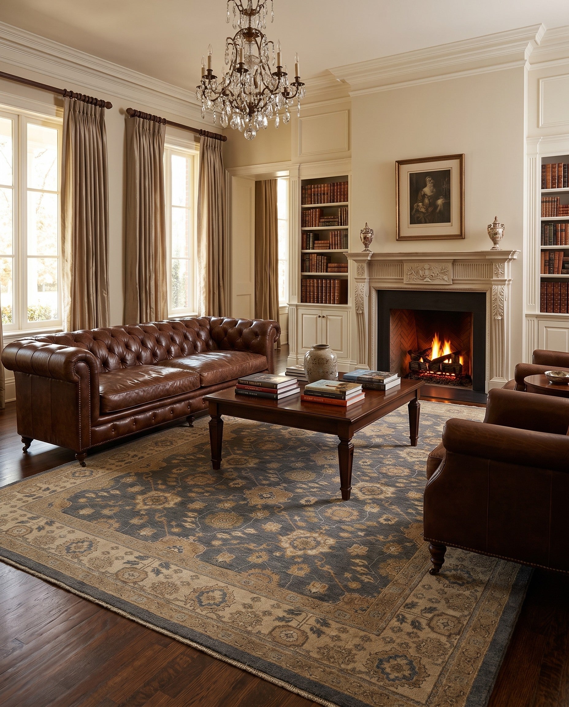 10' x 13' 10 Hand Knotted Ziegler Rug
