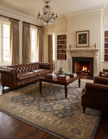 10' x 13' 10 Hand Knotted Ziegler Rug