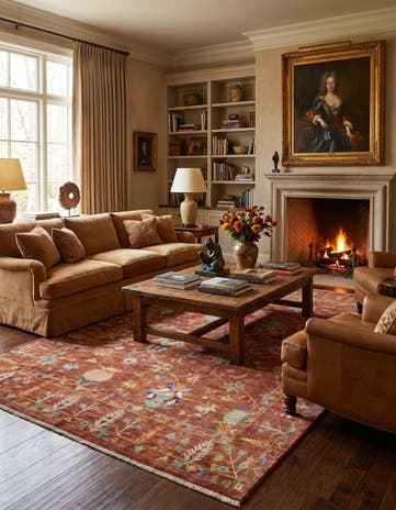 5' 6 x 8' 4 Hand Knotted Ariana Ziegler Rug