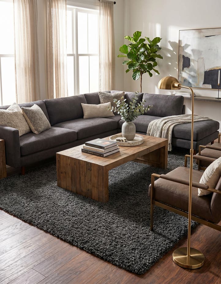 10' x 13' Zermatt Shag Rug