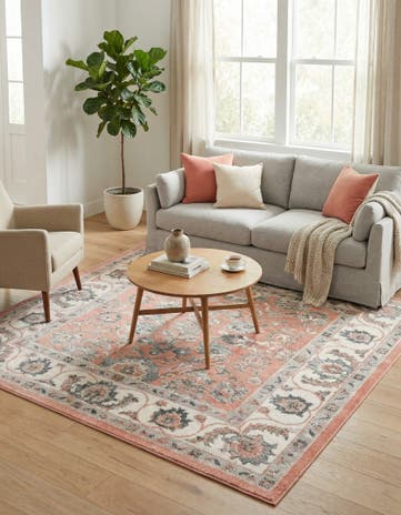 Rose Aurelia Square Rug
