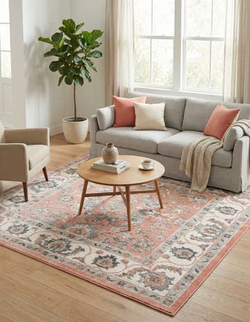 Rose Aurelia Square Rug