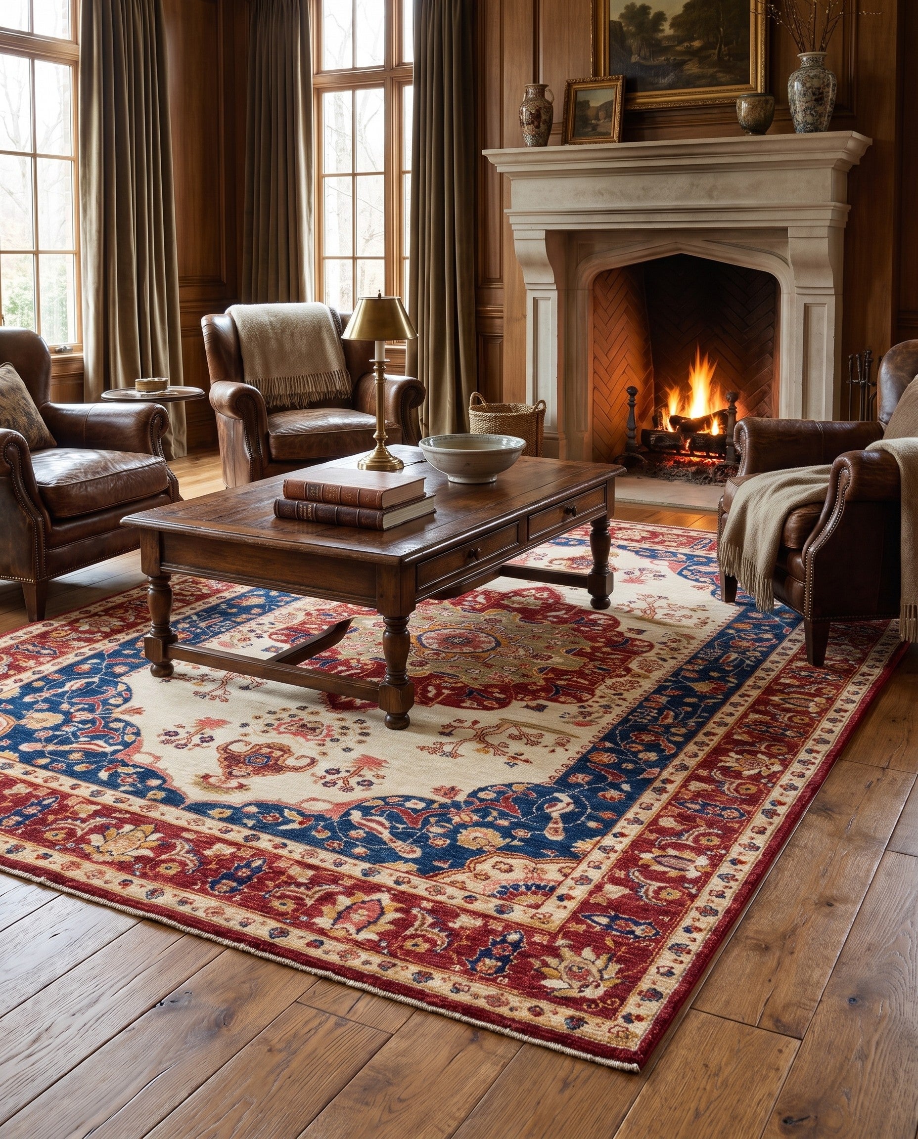 5' 10 x 8' 2 Hand Knotted Ariana Ziegler Rug
