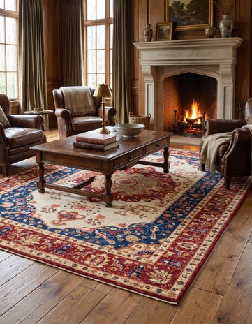 5' 10 x 8' 2 Hand Knotted Ariana Ziegler Rug