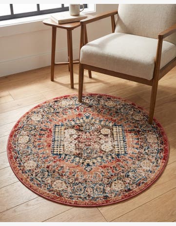 3' 3 x 3' 3 Eden Round Rug