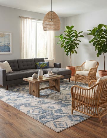 Blue Caspian Rug