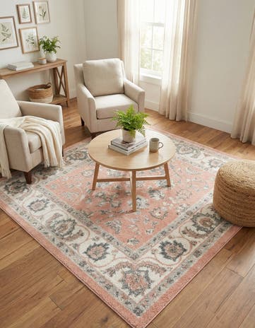 Rose Aurelia Square Rug