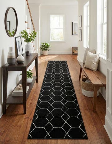 2' x 13' Trellis Frieze Runner Rug