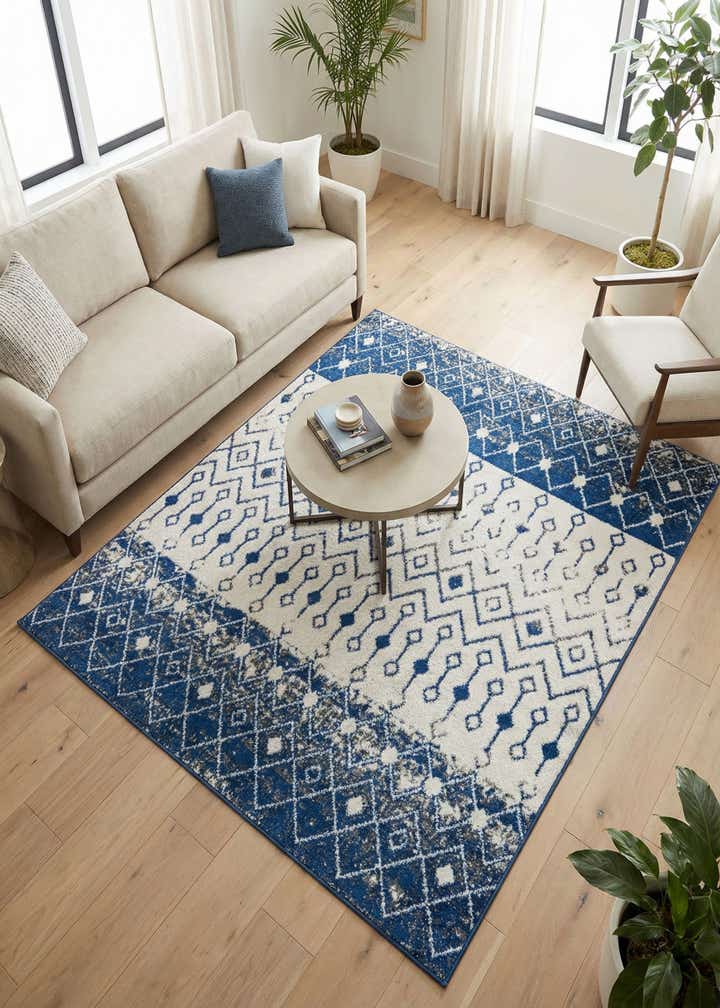 6' x 6' Moroccan Trellis Square Rug
