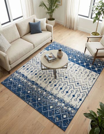 6' x 6' Moroccan Trellis Square Rug