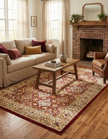 Red Aditi Rug