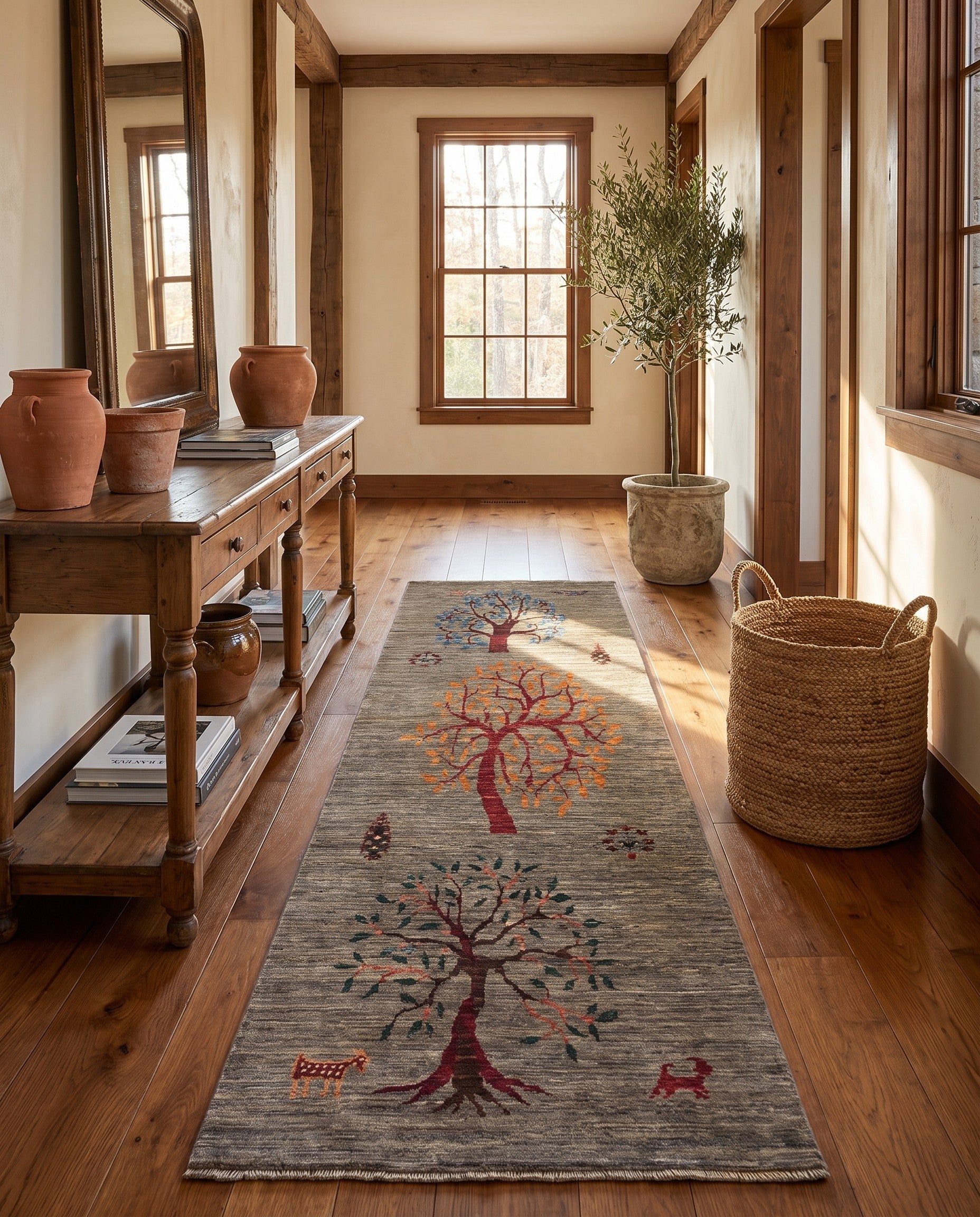 2' 10 x 7' 9 Hand Knotted Ariana Ziegler Runner Rug