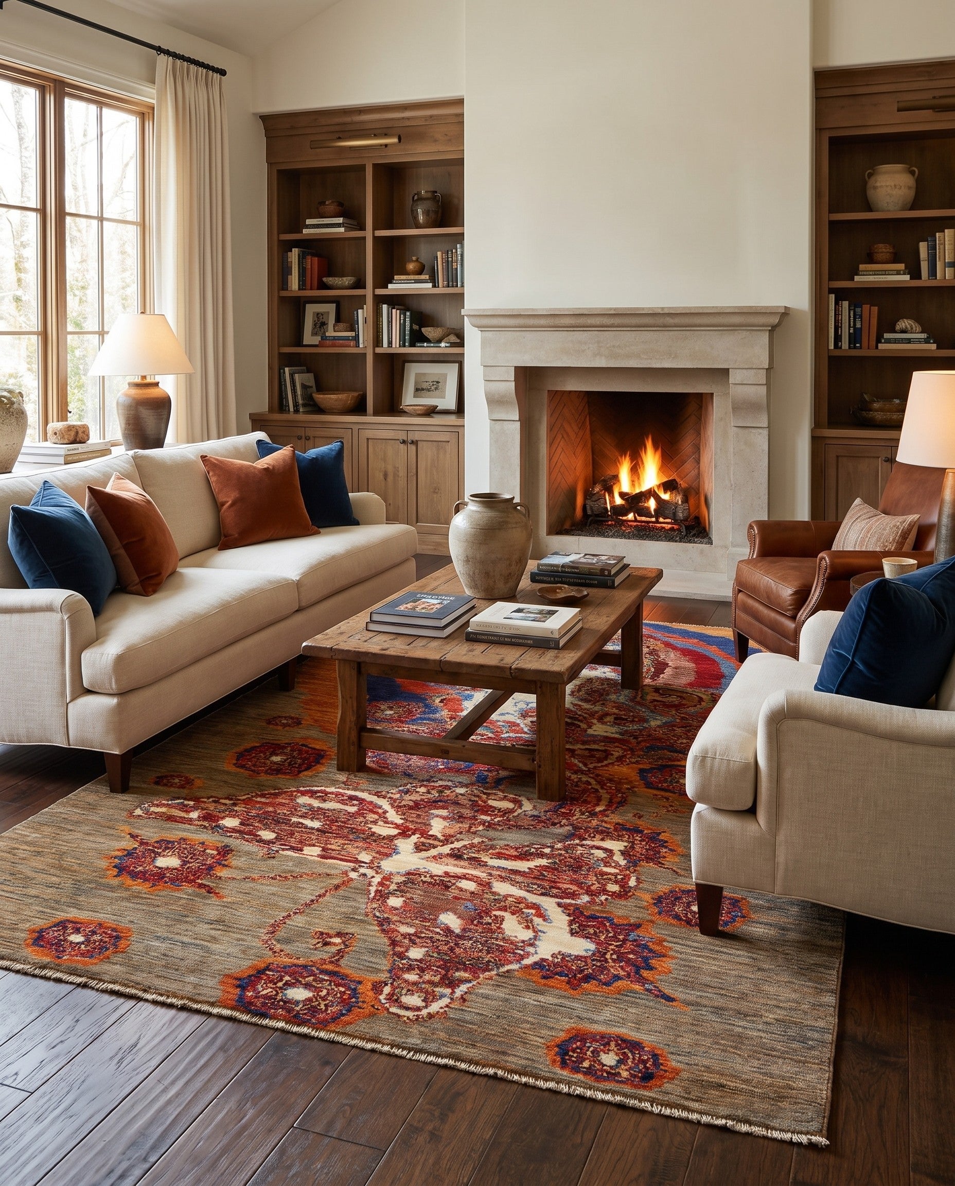5' x 6' 10 Hand Knotted Ariana Ziegler Rug