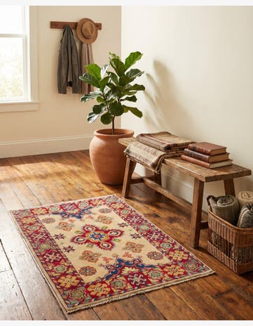 2' x 3' Hand Knotted Kazak Rug