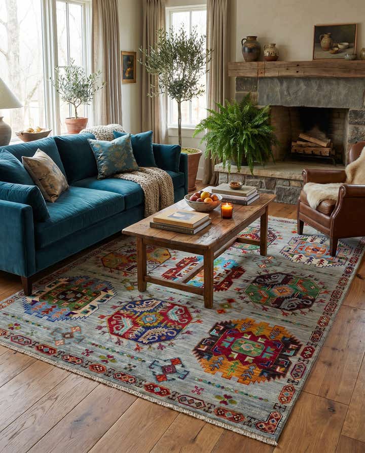 5' x 6' 11 Hand Knotted Ariana Ziegler Rug